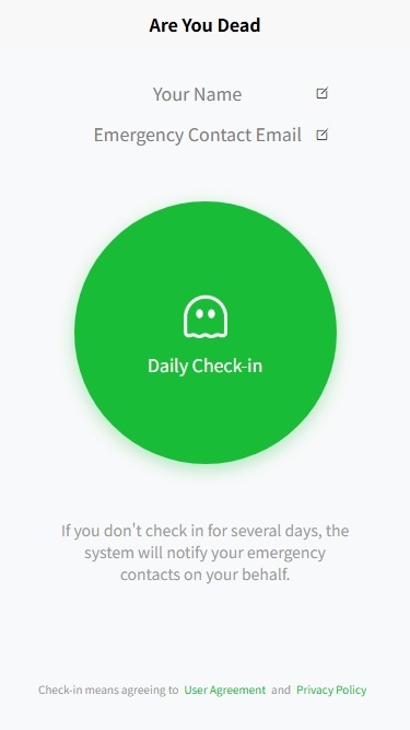 Are You Dead App